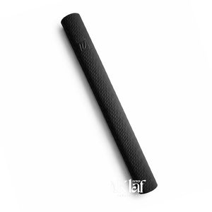 Brass Cylinder Fluted Black