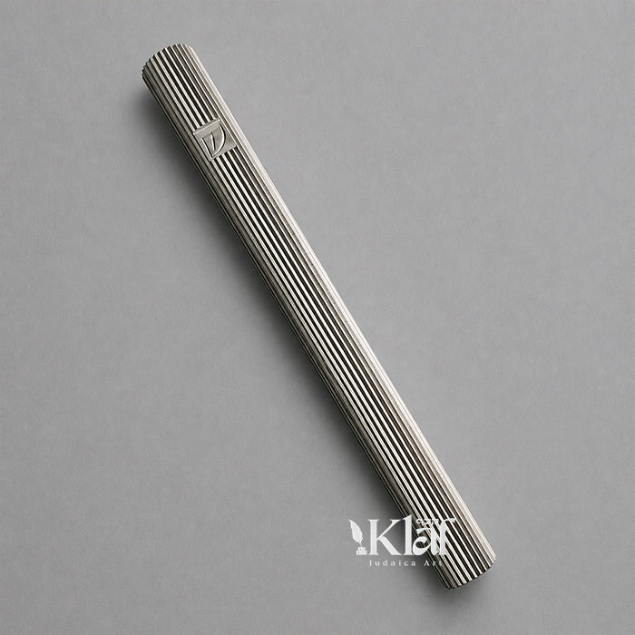 Brass Cylinder Fluted Silver